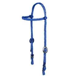 Jerry Beagley Braiding Co. Nylon Turquoise Braided Pony Headstall -NR Classic Horse Gear Shop 013PONY fromShopify 1