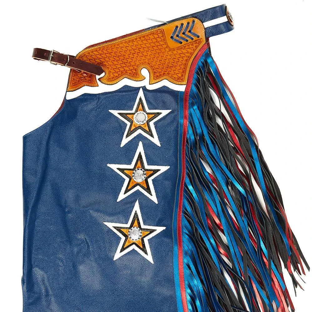 Jerry Beagley Braiding Co. Small Adult Chap W/Flag 5 Jerry Beagley Braiding Co. Small Adult Chap W/Flag - Image 3