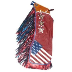 Jerry Beagley Braiding Co. Small Adult Chap W/Flag 10 Jerry Beagley Braiding Co. Small Adult Chap W/Flag -NR Classic Horse Gear Shop 1001RF 31