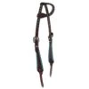 Double J Saddlery Brown Roughout With Turquoise Whip Stitch Single Ear Headstall 2 Double J Saddlery Brown Roughout With Turquoise Whip Stitch Single Ear Headstall -NR Classic Horse Gear Shop 104360 default l