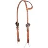 Cashel Company Natural Single Ear Headstall With Guns And Roses Buckles -NR Classic Horse Gear Shop 105061 default l
