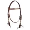 Oxbow Tack Rawhide Braided Tooled Browband Headstall 1 Oxbow Tack Rawhide Braided Tooled Browband Headstall -NR Classic Horse Gear Shop 105726 default l
