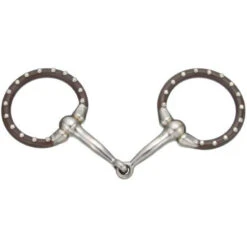 Tough 1 Browned Ballhinge 4in Pony Snaffle Bit