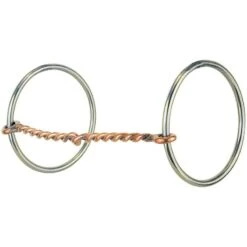 Reinsman Twisted Copper Light Loose Ring Snaffle Bit