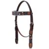 Rafter T Ranch Company Floral Vine Browband Headstall -NR Classic Horse Gear Shop 118762 default l