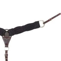 Martin Saddlery 3 Inch Black Mohair Breast Collar