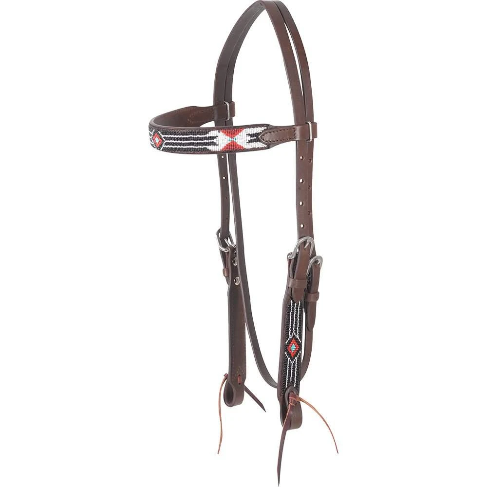 Cashel Company Taos Beaded Browband Headstall 3 Cashel Company Taos Beaded Browband Headstall