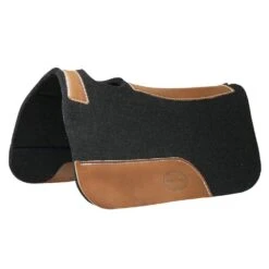 Mustang Black Contoured Felt Pony Pad