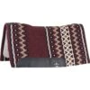 Classic Equine Contour Wool Top Felt 34 X 38 Saddle Pad Burgundy/Grey -NR Classic Horse Gear Shop 120740 default l