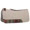5 Star Equine Products Supplies Inc. 5 The Barrel Racer 3/4 Natural Felt Saddle Pad With Navajo Wear Leathers -NR Classic Horse Gear Shop 130746 default l