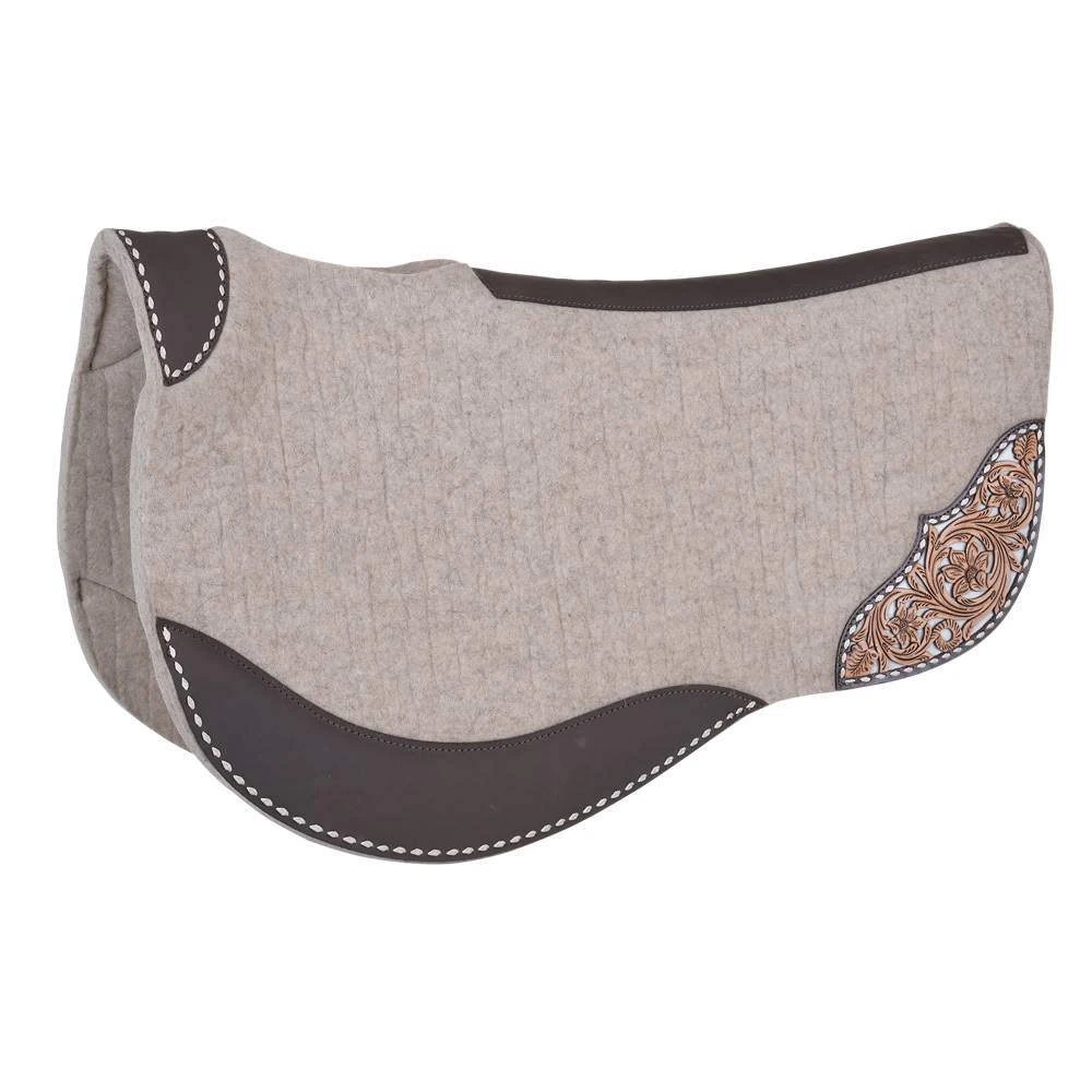 Reinsman Limited Edition 3/4 Inch Apex Dropped Rigging Barrel Racing Felt Saddle Pad 3 Reinsman Limited Edition 3/4 Inch Apex Dropped Rigging Barrel Racing Felt Saddle Pad