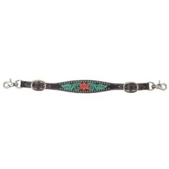 Reinsman Circle Y Cactus Flower Filigree Wither Strap
