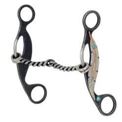Partrade Trading Corporation Feather Twisted Snaffle Gag Bit