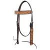 Rafter T Ranch Company Tooled Sunflower Browband Headstall -NR Classic Horse Gear Shop 132959 default l