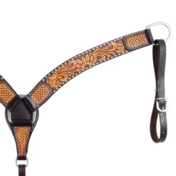 Rafter T Ranch Company Tooled Sunflower Breast Collar