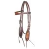 Martin Saddlery Floral Tooled Dyed Edged Browband Headstall -NR Classic Horse Gear Shop 134184 default l