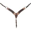 Cashel Company 2-3/4in Tooled Chocolate Breast Collar
