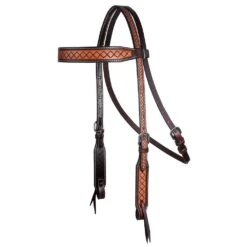 Professionals Choice Crosshatch Browband Headstall