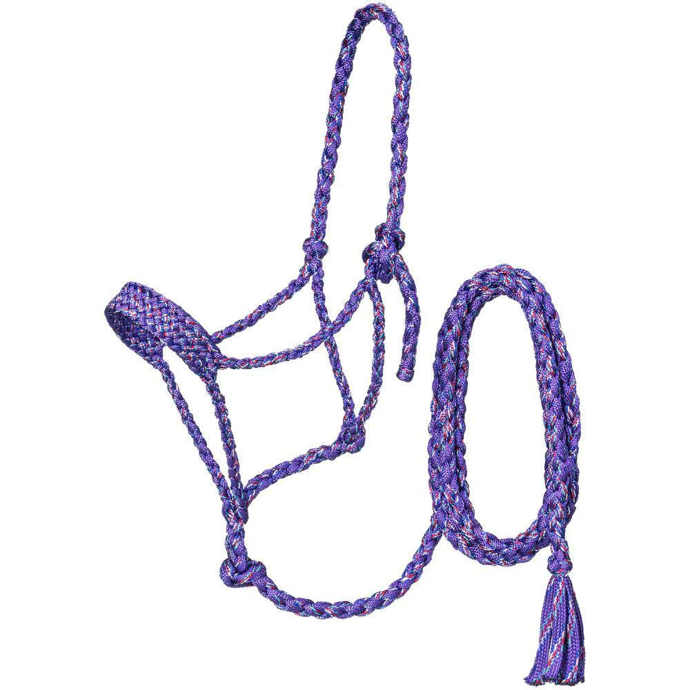 Tough 1 Mule Tape Halter/10ft Lead Purple Funfetti 3 Tough 1 Mule Tape Halter/10ft Lead Purple Funfetti
