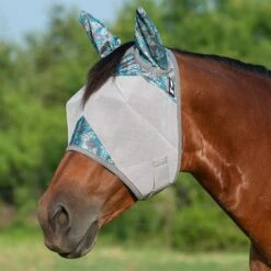 Cashel Patterned Yearling Crusader Fly Mask With Ears