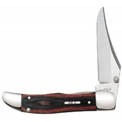CASE XX Black Red Micarta - Kickstart Mid-Folding Hunter CA27855