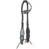 Tough 1 Vintage Floral Single Ear Headstall -NR Classic Horse Gear Shop 144337 default l