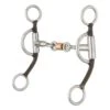 Tough 1 Kelly Silver Star 3 Piece Dogbone Roller Snaffle Bit -NR Classic Horse Gear Shop 146960 default l