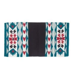 NRS Exclusive Thistle Black Green Red Saddle Blanket