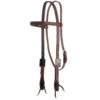 Weaver Leather Smarty Synergy 3/4 Inch Oiled Browband Headstall With Smarty Buckles -NR Classic Horse Gear Shop 161260 default l