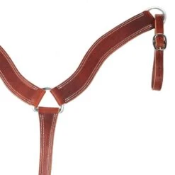 Cowperson Tack 2 3/4 Inch Oiled Harness Leather Contoured Breast Collar