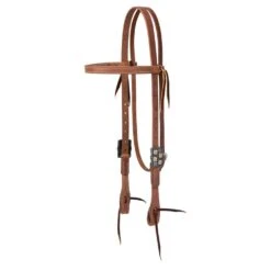 Weaver Leather ProTack Silver Flower Browband Headstall