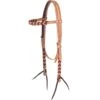 Martin Saddlery Browband Harness And Latigo Headstall W/Blood Knots -NR Classic Horse Gear Shop 197493 584943