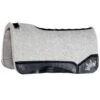 Best Ever Pads Kush 1 1/4 Inch Felt Saddle Pad With Smooth Black Wear Leathers -NR Classic Horse Gear Shop 198579 589279