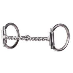 Professionals Choice Pro Twisted Wire D-Ring Snaffle Bit