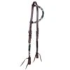 Tough 1 Beaded Cross Single Ear Headstall -NR Classic Horse Gear Shop 210267 645145