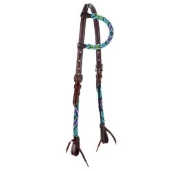 Tough 1 Beaded Diamond Single Ear Headstall