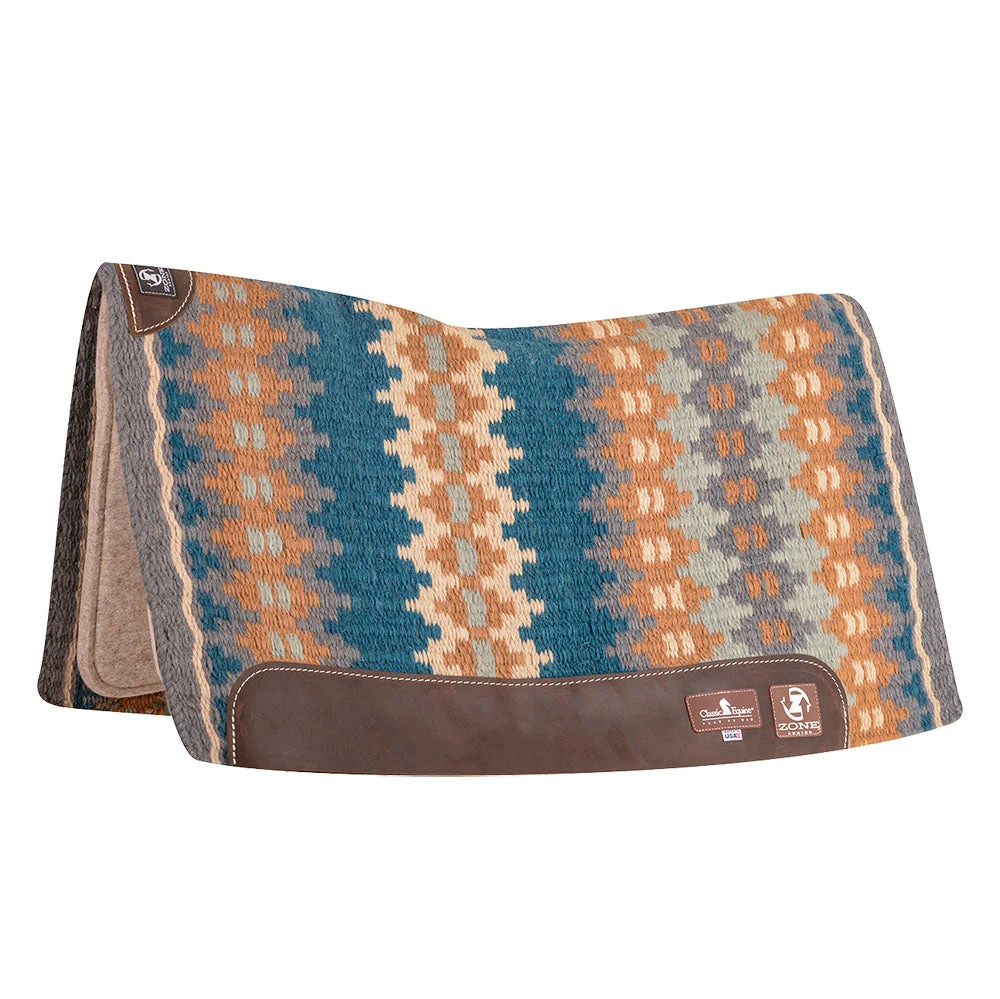 Classic 3/4in Zone Wool Top 34x38 Felt Saddle Pad 7 Classic 3/4in Zone Wool Top 34x38 Felt Saddle Pad - Image 5