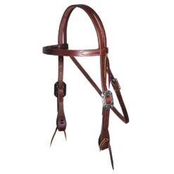 Ranch 3/4in Browband Headstall W/Arrow Buckle