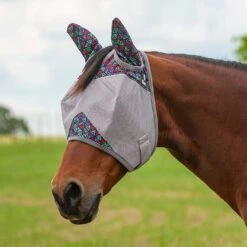 Cashel Company Pattern Horse Fly Mask With Ears -NR Classic Horse Gear Shop 223058 705492
