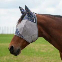 Cashel Company Pattern Horse Fly Mask With Ears -NR Classic Horse Gear Shop 223058 705493