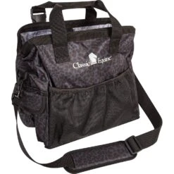 Classic Black Leopard Groom Tote