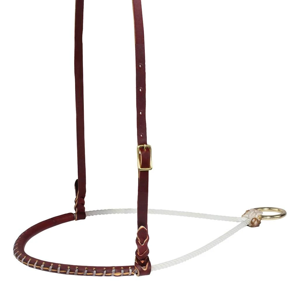 Professionals Choice Hand Laced 1/4in Rope Noseband 3 Professionals Choice Hand Laced 1/4in Rope Noseband