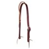 Professionals Choice West Texas 1in Burgundy Slip Ear Headstall With Harness Leather Ear
