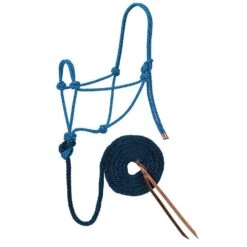 Weaver Leather Diamond Braided Rope Halter W/10ft Lead