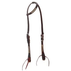 Oxbow Tack Sonoma Single Ear Headstall W/ Rawhide Weaving