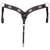 Oxbow Tack Sonoma 3in Roper Breast Collar W/ Rawhide Weaving