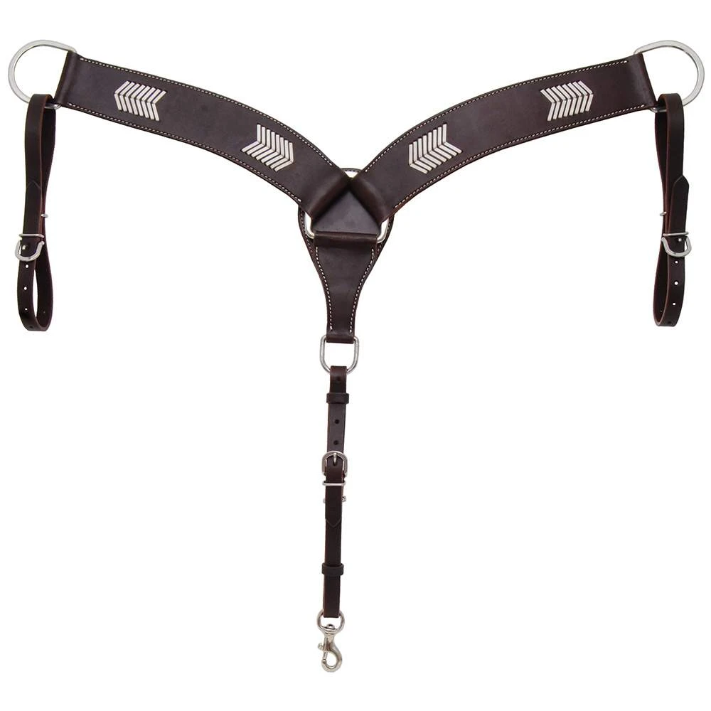 Oxbow Tack Sonoma 3in Roper Breast Collar W/ Rawhide Weaving 3 Oxbow Tack Sonoma 3in Roper Breast Collar W/ Rawhide Weaving