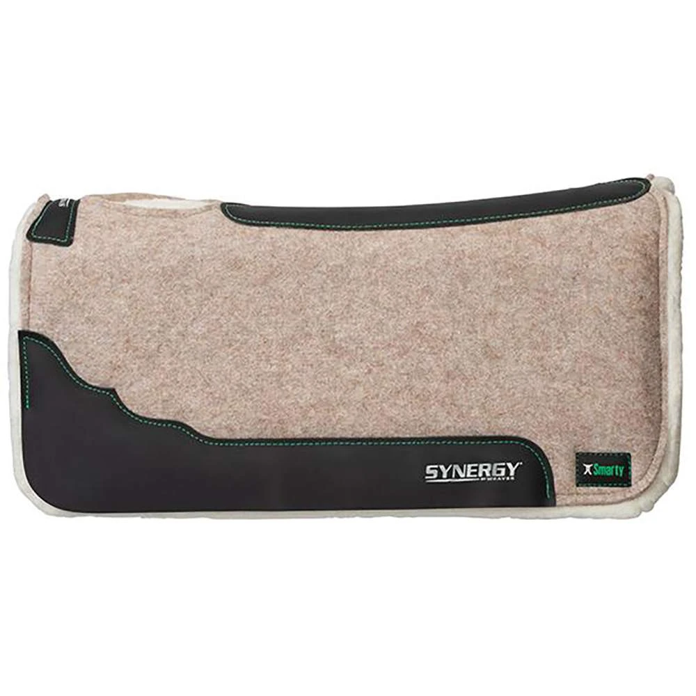 Weaver Leather Smarty Synergy 32`X32` Felt/Fleece Saddle Pad 3 Weaver Leather Smarty Synergy 32`X32` Felt/Fleece Saddle Pad