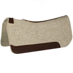 5 Star Equine Products Supplies Inc. 5 The Performer 7/8 Inch Natural Felt Saddle Pad -NR Classic Horse Gear Shop 2WN FS 2