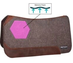 Reinsman Maximum Pressure Relief Therapeutic Felt Saddle Pad -NR Classic Horse Gear Shop 31100 2